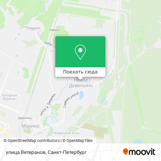 Карта улица Ветеранов