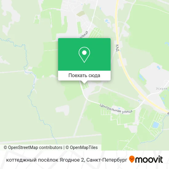 Карта коттеджный посёлок Ягодное 2