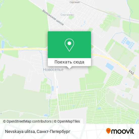 Карта Nevskaya ulitsa