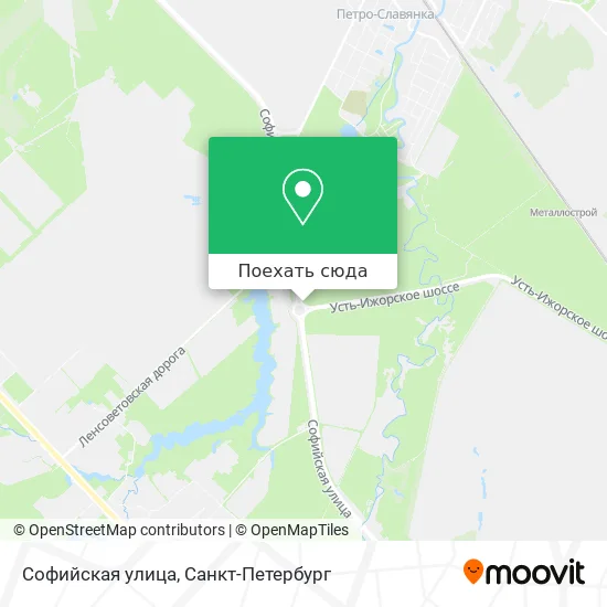 Карта Софийская улица