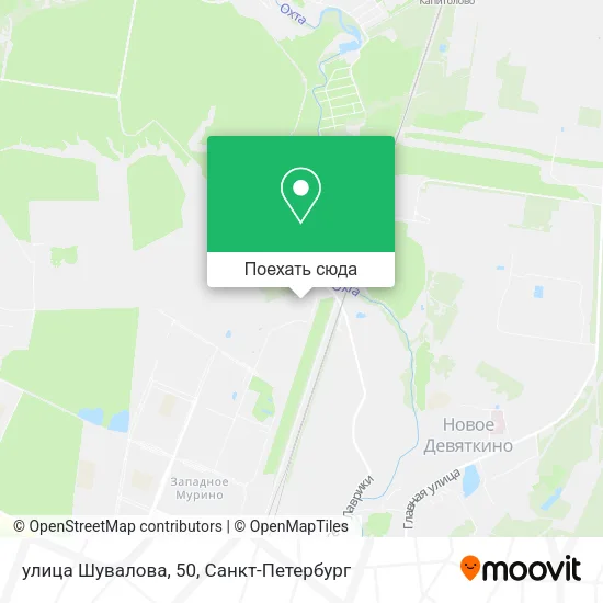 Карта улица Шувалова, 50