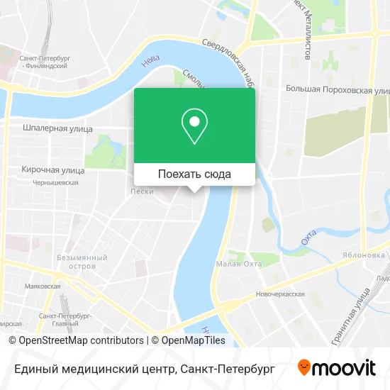 Карта Единый медицинский центр