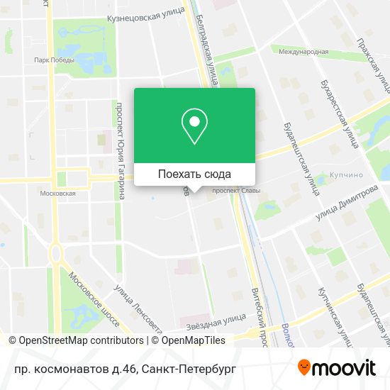Карта пр. космонавтов д.46