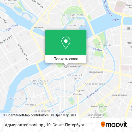 Карта Адмиралтейский пр., 10