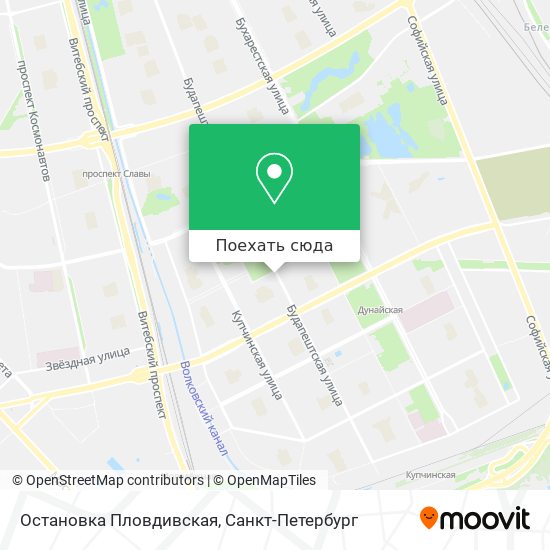 Карта Остановка Пловдивская