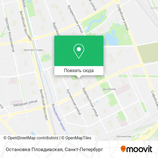 Карта Остановка Пловдивская
