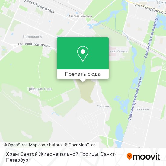 Карта Храм Святой Живоначальной Троицы