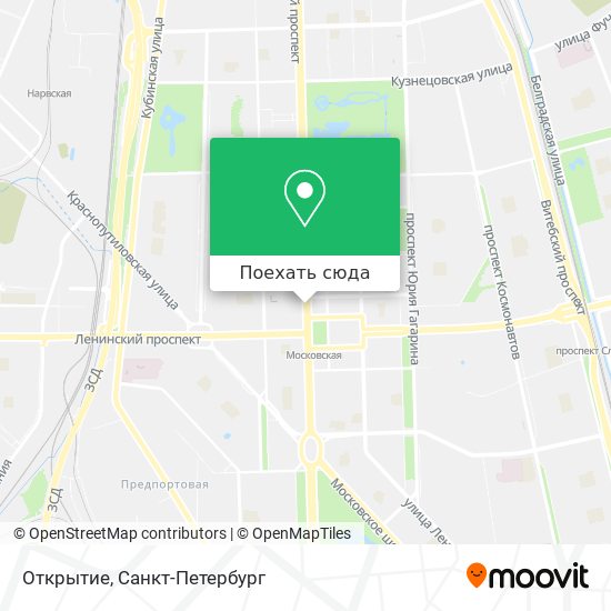 Карта Открытие