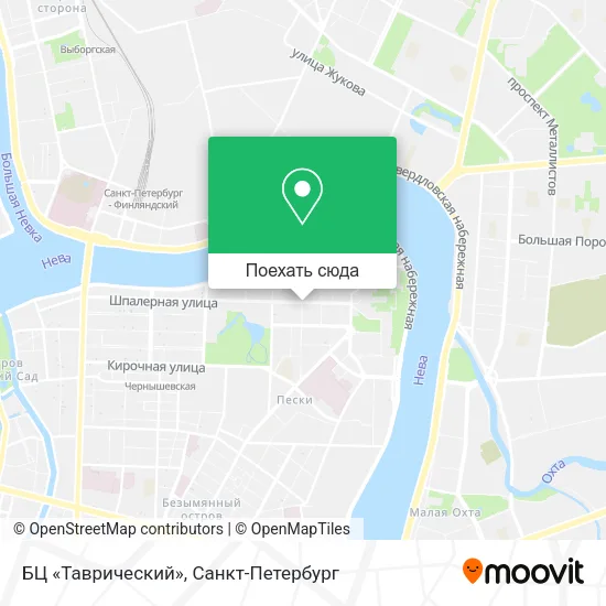 Карта БЦ «Таврический»