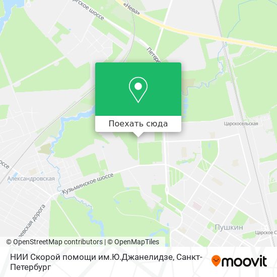 Карта НИИ Скорой помощи им.Ю.Джанелидзе