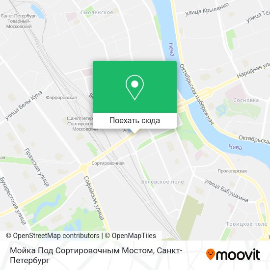 Карта Мойка Под Сортировочным Мостом