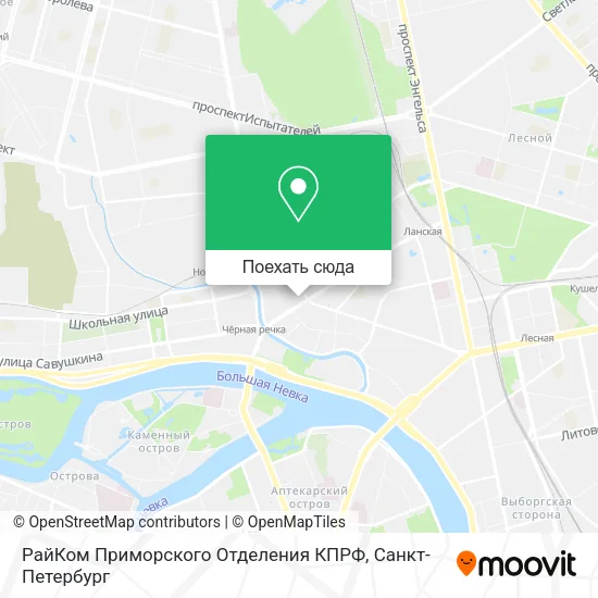 Карта РайКом Приморского Отделения КПРФ
