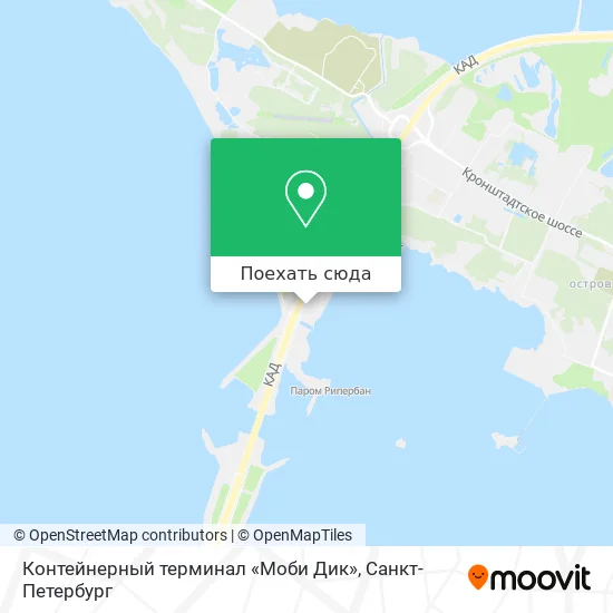Карта Контейнерный терминал «Моби Дик»