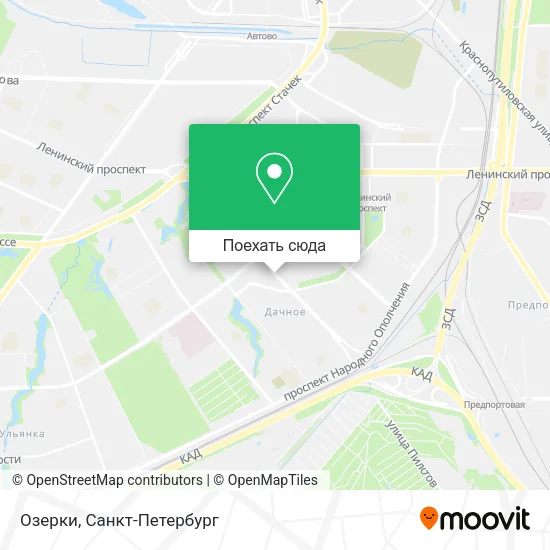 Карта Озерки