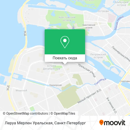 Карта Леруа Мерлен Уральская