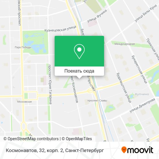 Карта Космонавтов, 32, корп. 2