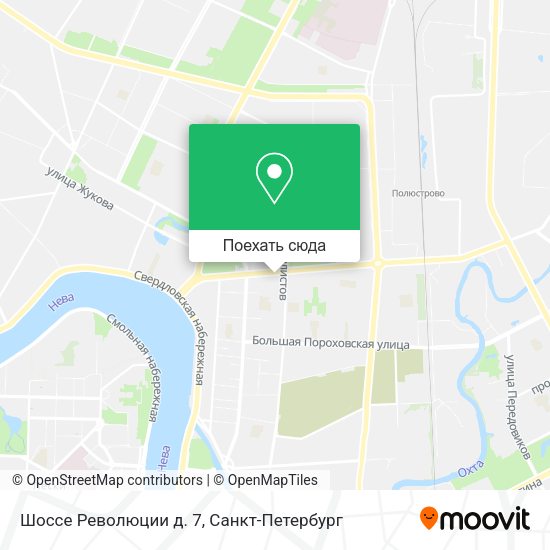 Карта Шоссе Революции д. 7
