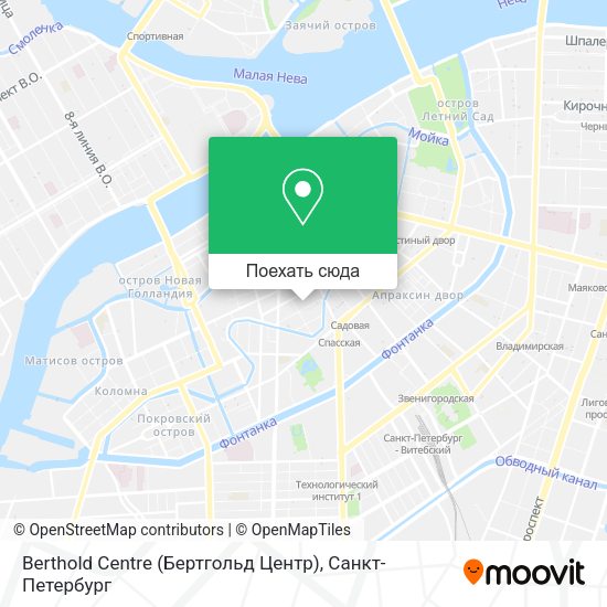 Карта Berthold Centre (Бертгольд Центр)