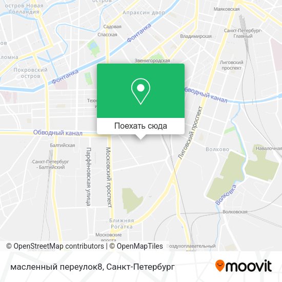 Карта масленный переулок8