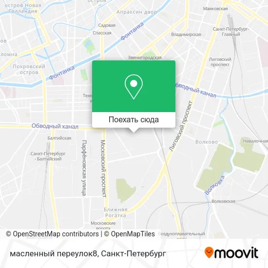 Карта масленный переулок8
