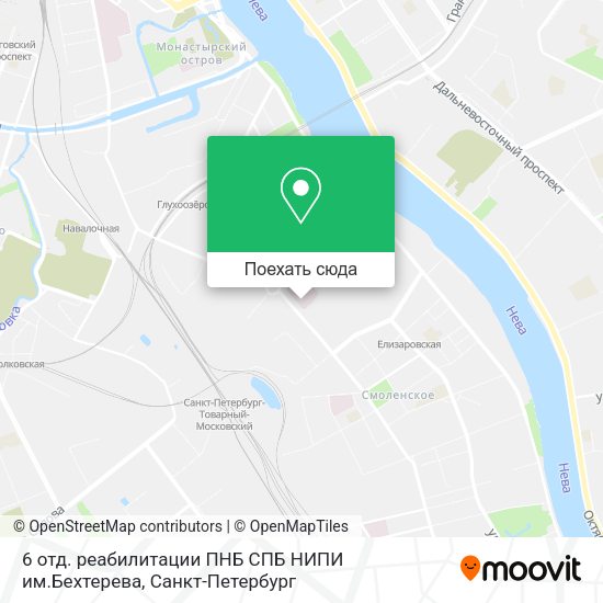 Карта 6 отд. реабилитации ПНБ СПБ НИПИ им.Бехтерева