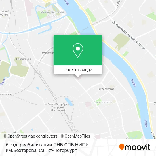 Карта 6 отд. реабилитации ПНБ СПБ НИПИ им.Бехтерева