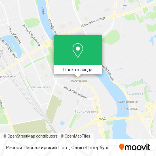 Карта Речной Пассажирский Порт