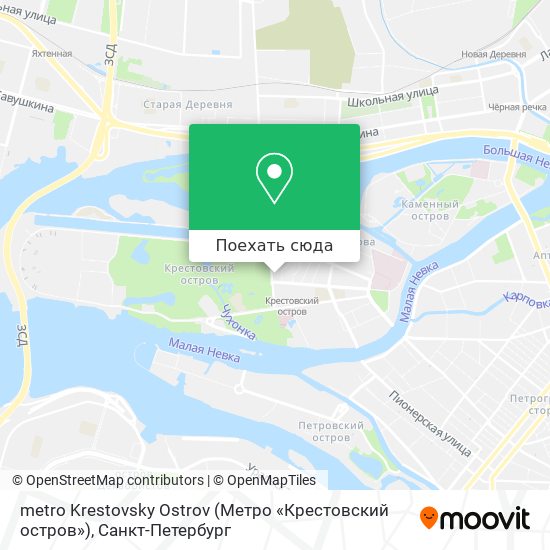 Метро крестовский остров на схеме метро