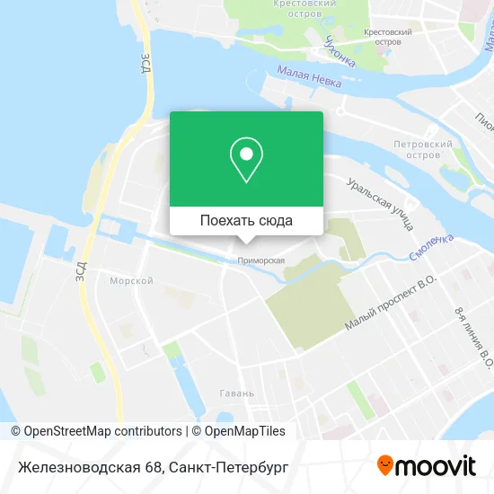 Карта Железноводская 68