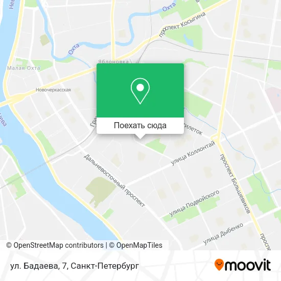 Карта ул. Бадаева, 7