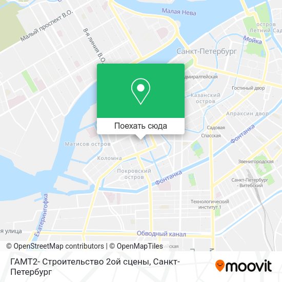 Карта ГАМТ2- Строительство 2ой сцены