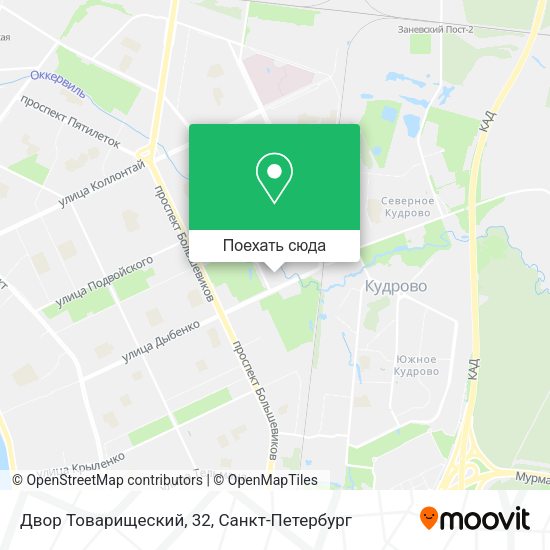 Карта Двор Товарищеский, 32