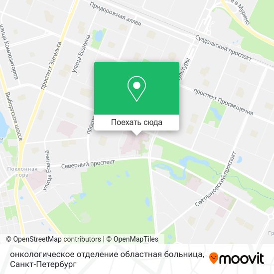 Карта онкологическое отделение областная больница