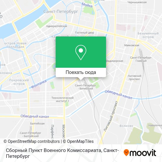Карта Сборный Пункт Военного Комиссариата