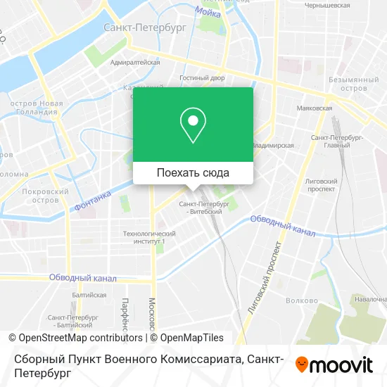 Карта Сборный Пункт Военного Комиссариата