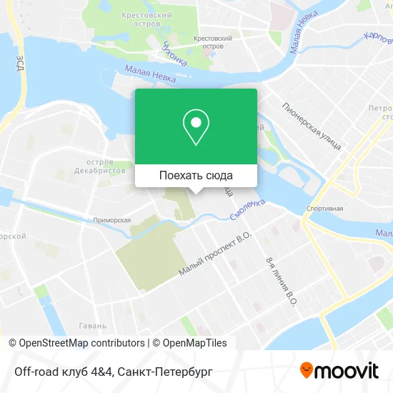 Карта Off-road клуб 4&4