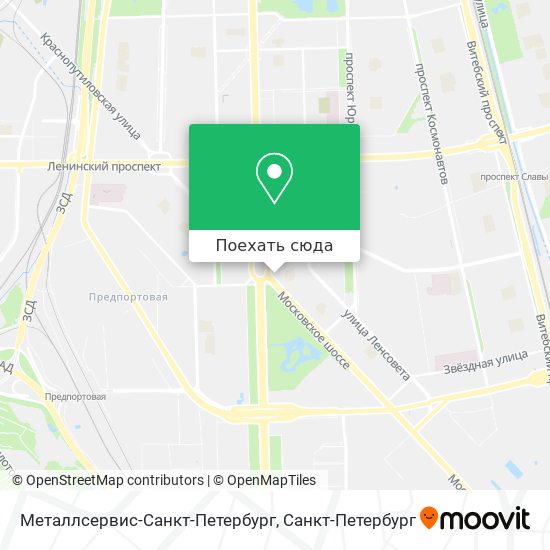 Карта Металлсервис-Санкт-Петербург