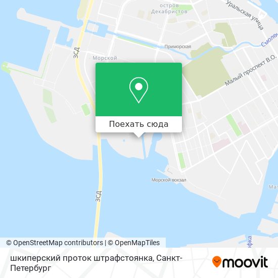 Карта шкиперский проток штрафстоянка