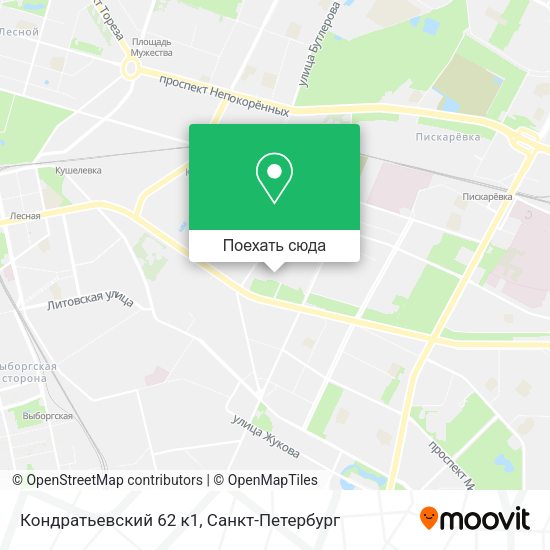 Карта Кондратьевский 62 к1