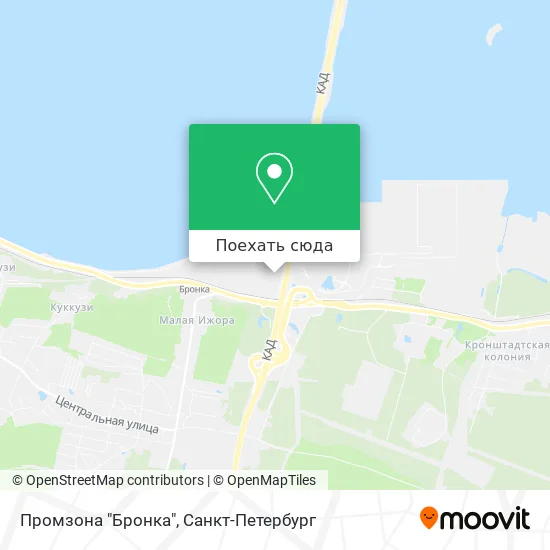 Карта Промзона "Бронка"