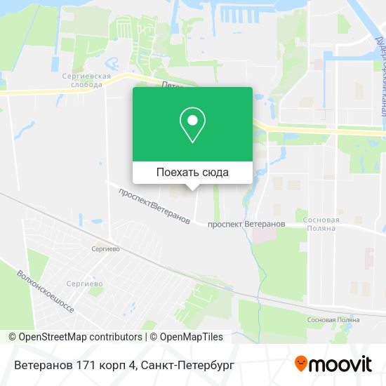 Карта Ветеранов 171 корп 4