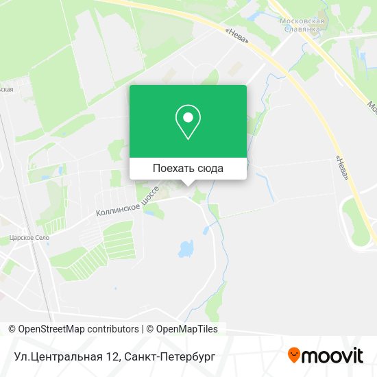 Карта Ул.Центральная 12