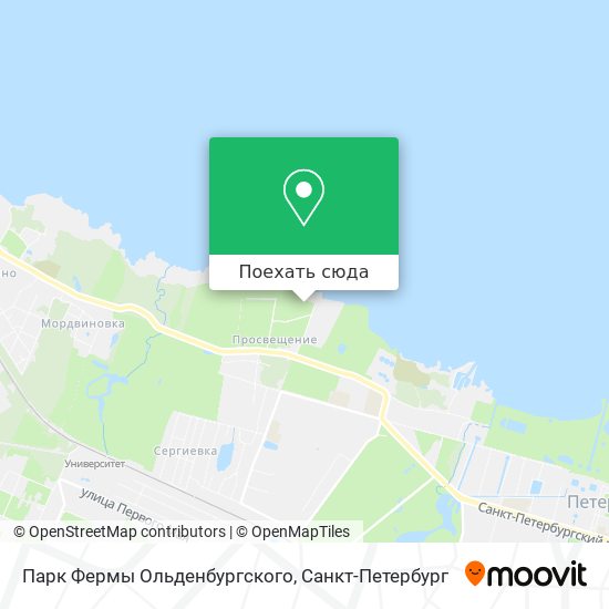 Карта Парк Фермы Ольденбургского
