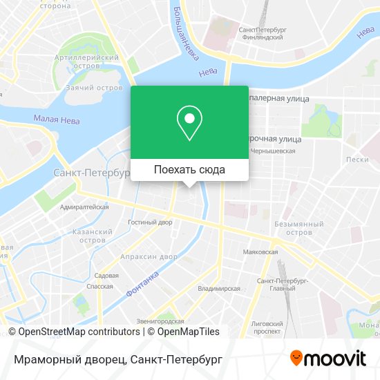 Карта Мраморный дворец
