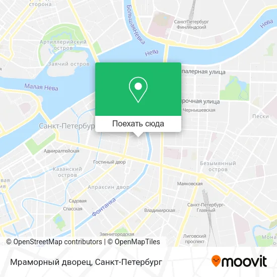 Карта Мраморный дворец