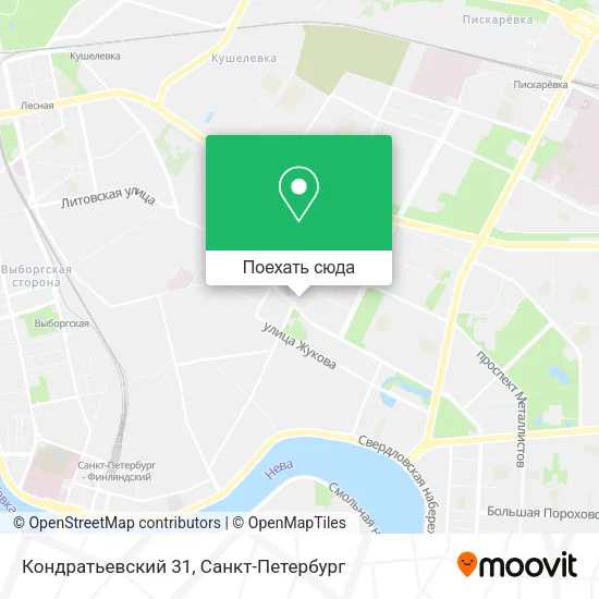 Карта Кондратьевский 31
