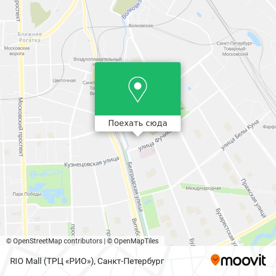 Карта RIO Mall (ТРЦ «РИО»)