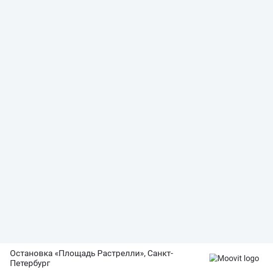 Карта Остановка «Площадь Растрелли»