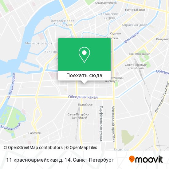 Карта 11 красноармейская д. 14