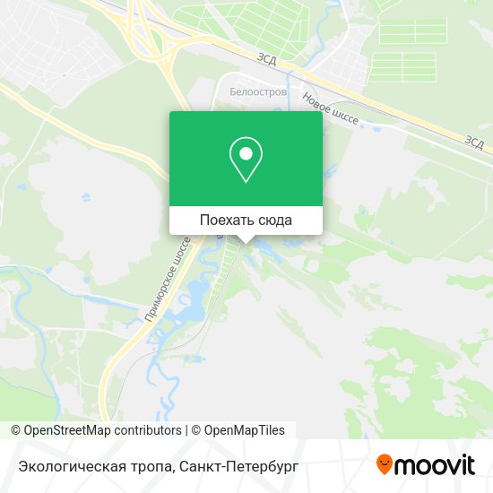 Карта Экологическая тропа